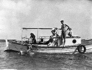The "Ark" Bronson Hartley's first boat